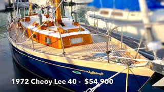 SOLD  1972 Cheoy Lee Offshore 40 Yawl  City Yachts Listing  54900 [upl. by Moor]