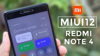 Get MIUI 12 Update On Redmi Note 4  Download Link amp Installation [upl. by Atener]