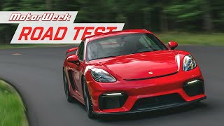 2021 Porsche 718 Cayman GT4  MotorWeek Road Test [upl. by Yenaj]