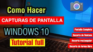 Cómo hacer una Captura de Pantalla en pc Windows 10 [upl. by Meg]