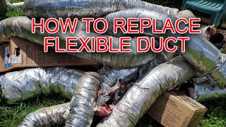 How to Replace your HVAC Flex Duct [upl. by Whitney]