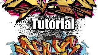 Tutorial  How to make Graffiti sketches  Step by step [upl. by Bushore]