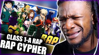 CLASS 1 A RAP CYPHER  RUSTAGE ft Nux Taku Dan Bull NerdOut amp More MHA REACTION [upl. by Hodgkinson754]