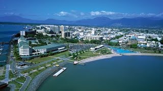 Cairns Tour  Esplanade Lagoon amp Harbor amp Pier Nightlife [upl. by Drofiar]