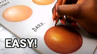 DRAWING SKIN TONES with COLORED PENCILS and PAN PASTELS [upl. by Elinore]