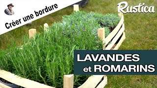 Comment planter une bordure de lavandes et romarins [upl. by Turner905]