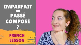 FRENCH imparfait vs passécomposé  BILINGUAL LESSON [upl. by Paige]