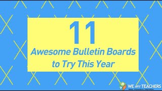 Awesome Bulletin Boards to Try in Your Classroom [upl. by Oam]