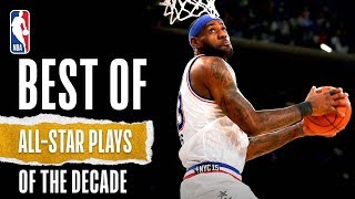 NBAs Best AllStar Game Plays Of The Decade [upl. by Anelle29]