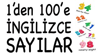 1’den 100’e KADAR İNGİLİZCE SAYI SAYMA [upl. by Athenian814]