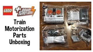 LEGO Power Functions Train Motorization Parts Unboxing [upl. by Illona837]