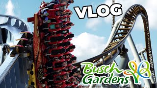 Our Return to Busch Gardens Williamsburg  Checking Out Pantheon [upl. by Hcire]