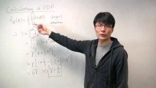 Calculating a Cumulative Distribution Function CDF [upl. by Draw777]