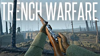 TERRIFYING WW1 TRENCH WARFARE  Beyond The Wire Gameplay [upl. by Hizar]