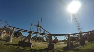 Pantheon Construction Timelapse  Busch Gardens Williamsburg VA [upl. by Maddy681]