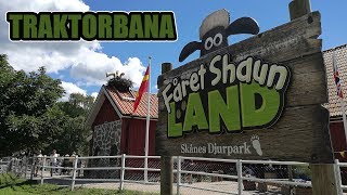 Traktorbana  Fåret Shaun Land  Skånes Djurpark [upl. by Eecart853]