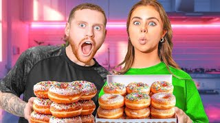 Doughnut Mukbang QampA Ft Behzinga [upl. by Nirrol]