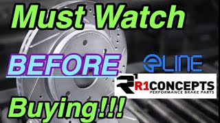 R1 Concepts Drilled and Slotted Rotors Test and Review  Q50 G37 370z [upl. by Anyrak]