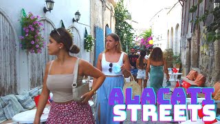 Alaçatı Streets  ÇEŞME  İZMİR 4K [upl. by Shelli348]