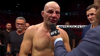 Glover Teixeira Octagon Interview  UFC 283  RETIREMENT FIGHT [upl. by Keli807]