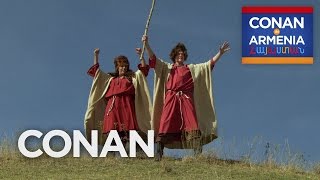 Conan amp Sona Become Armenian Sheepherders  CONAN on TBS [upl. by Sondra]