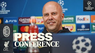 Champions League Press Conference AC Milan vs Liverpool [upl. by Jennilee]