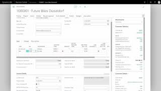 Invoicing with the Sales Invoice  Microsoft Dynamics 365 Business Central [upl. by Lashoh]