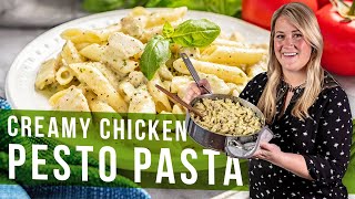 Creamy Chicken Pesto Pasta [upl. by Irec]