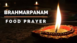 Food prayer Brahmarpanam  Tutorial [upl. by Hewitt]