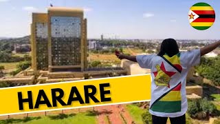 HARARE CITY CENTREZIMBABWE DRONE FOOTAGE [upl. by Heimlich]