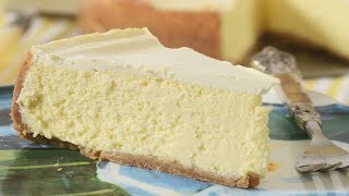 New York Cheesecake Recipe Demonstration  Joyofbakingcom [upl. by Hulton801]