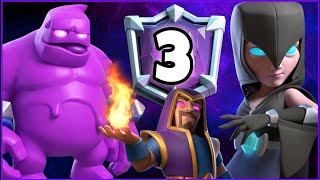 Top 3 with Elixir Golem Deck [upl. by Sinned]