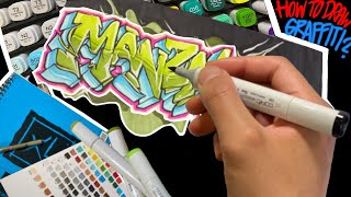 HOW TO DRAW GRAFFITI FOR BEGINNERS 2020 [upl. by Rowena398]