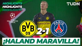 Highlights  Borussia Dort 2  1 PSG  Champions League  8vos Final  TUDN [upl. by Skutchan]