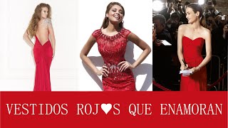 Vestidos Rojos para Fiestas y Bodas largos y cortos [upl. by Blasius655]