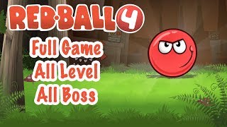 Red Ball 4  All level  All Boss  Full Game [upl. by Carlisle742]