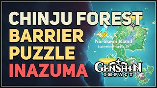 Chinju Forest Barrier Puzzle Genshin Impact [upl. by Eniahpets]