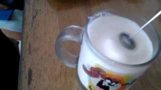 Aerolatte Review Frothing Cold Milk In Under 1 Minute [upl. by Nimocks121]