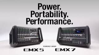 Yamaha Powered Mixer EMX7EMX5 [upl. by Ahsinnor]