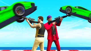 SNIPERS VS 300 MPH SUPERCARS GTA 5 [upl. by Vale]