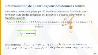 Les quantiles [upl. by Dorina833]