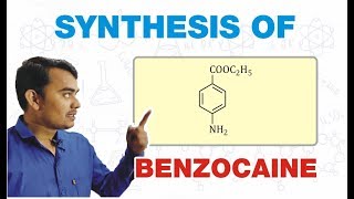 SYNTHESIS OF BENZOCAINE  MEDICINAL CHEMISTRY [upl. by Wheelwright]