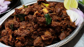 SPECIAL Beef Fry Recipe Just For Bachelors  Beef Fry Kerala Style  Kerala Beef Ularthiyathu [upl. by Airres]