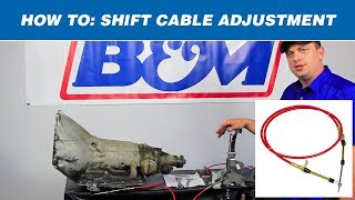 How to Adjust a BampM Automatic Shifter Cable [upl. by Thorin]