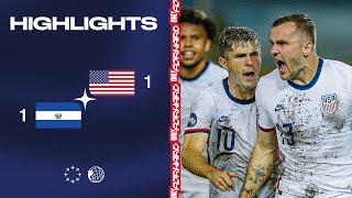 USMNT vs El Salvador Highlights  June 14 2022 [upl. by Eidolem]